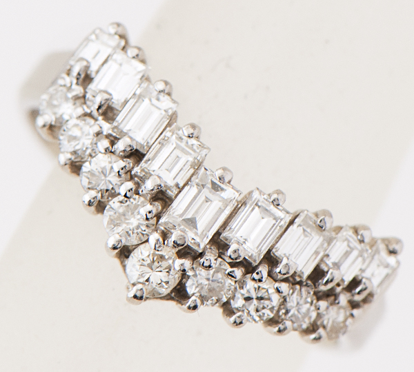 [写真]ダイヤモンド計1.02ct プラチナ900 リング【買取相場】