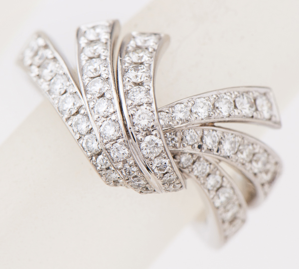 [写真]ダイヤモンド計0.9ct プラチナリング【買取相場】
