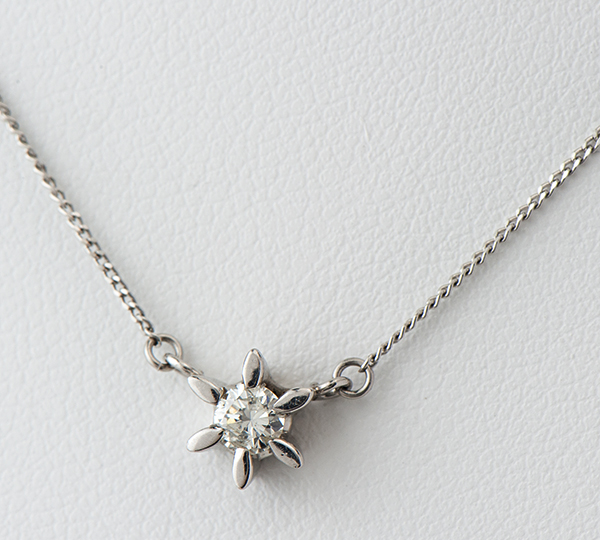 ダイヤモンド0.20ct プラチナ900/850 ネックレス【買取相場】｜買取