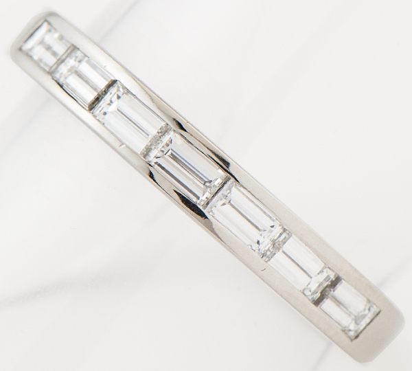 [写真]ミキモト バゲットダイヤモンド計0.48ct プラチナ リング買取相場【買取相場】