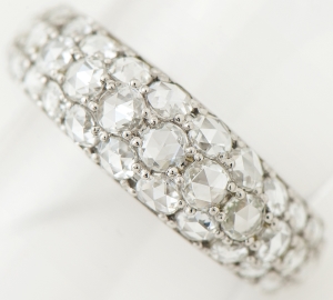 [写真]ローズカットダイヤモンド計1.85ct リング #12 プラチナ【買取相場】
