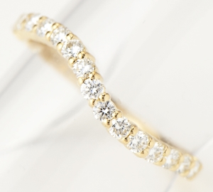 [写真]ダイヤモンド計0.37ct 18金 リング【買取相場】