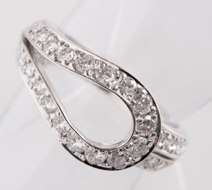 [写真]ダイヤモンド計0.75ct プラチナ リング【買取相場】