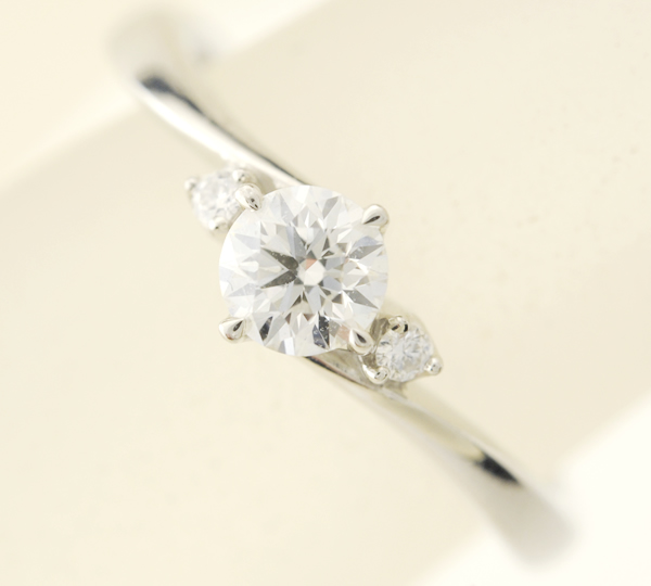 [写真]ダイヤモンド0.262ct ダイヤモンド計0.02ct プラチナ リング【買取相場】