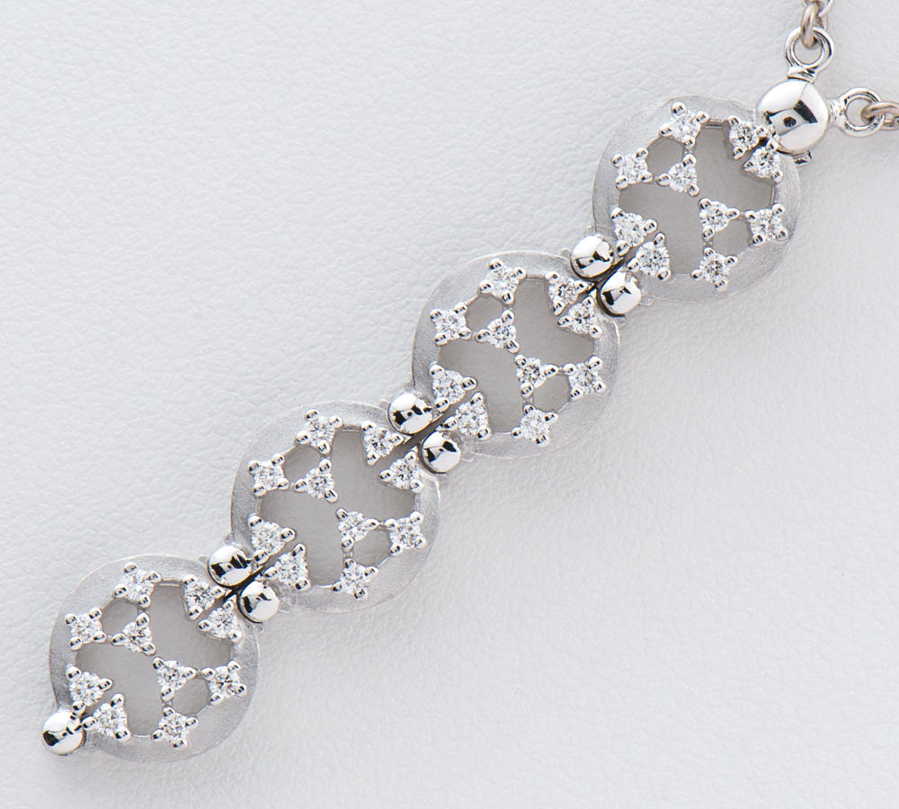 [写真]田崎真珠 2Way ダイヤモンド計0.40ct 18金ホワイトゴールド ネックレス【買取相場】