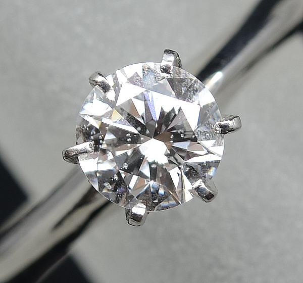 Pt900 ☆リング ダイヤモンド0.354ct/0.357ct/0.15ct ○10.5号【・新品仕上げ済み】/10020006 指輪・リング