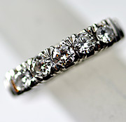 [写真]ダイヤモンド計0.5ct　プラチナ900　リング【買取実績】
