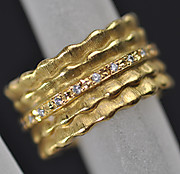 [写真]ダイヤモンド計0.33ct　１８金　リング【買取実績】