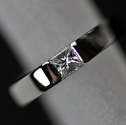 [写真]カルティエ タンク ダイヤモンド0.25ct 18金ホワイトゴールドリング  【買取相場】