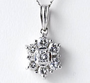 [写真]ダイヤモンド計0.75ct　プラチナ900/850　ペンダント・ネックレス【買取相場】