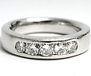 [写真]ダイヤモンド計0.55ct　プラチナ900　リング【買取相場】
