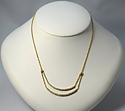 [写真]ダイヤモンド計1.23ct 18金ゴールドネックレス【買取相場】