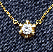 [写真]ダイヤモンド0.24ct 18金 ネックレス【買取相場】