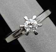 [写真]ダイヤモンド0.24ct プラチナ900 リング【買取相場】
