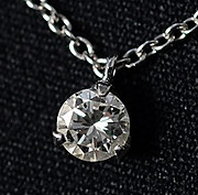 [写真]ダイヤモンド0.39ct プラチナ850 ネックレス【買取相場】