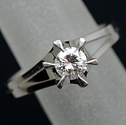 [写真]ダイヤモンド0.25ct プラチナ900 リング【買取相場】