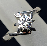 [写真]ダイヤモンド0.44ct プラチナ900 リング【買取相場】