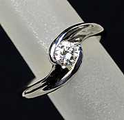 [写真]ダイヤモンド0.275ct プラチナ900 リング【買取相場】