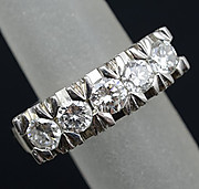 [写真]ダイヤモンド計1.00ct プラチナ900 リング【買取相場】