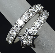 [写真]ダイヤモンド0.21ct メレダイヤモンド計1.25ct プラチナ900 リング【買取相場】