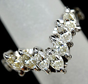 [写真]ダイヤモンド計0.59ct プラチナ900 リング【買取相場】