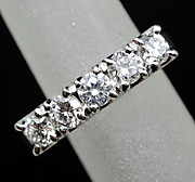 [写真]ダイヤモンド計0.75ct プラチナ900 リング【買取相場】