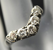 [写真]ダイヤモンド計0.83ct プラチナ900 リング【買取相場】