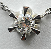 [写真]ダイヤモンド0.3ct プラチナ900/850 ネックレス【買取相場】
